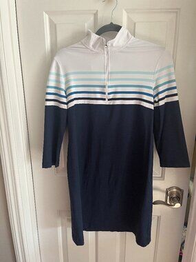 Southern Tide Quarter Zip Dress